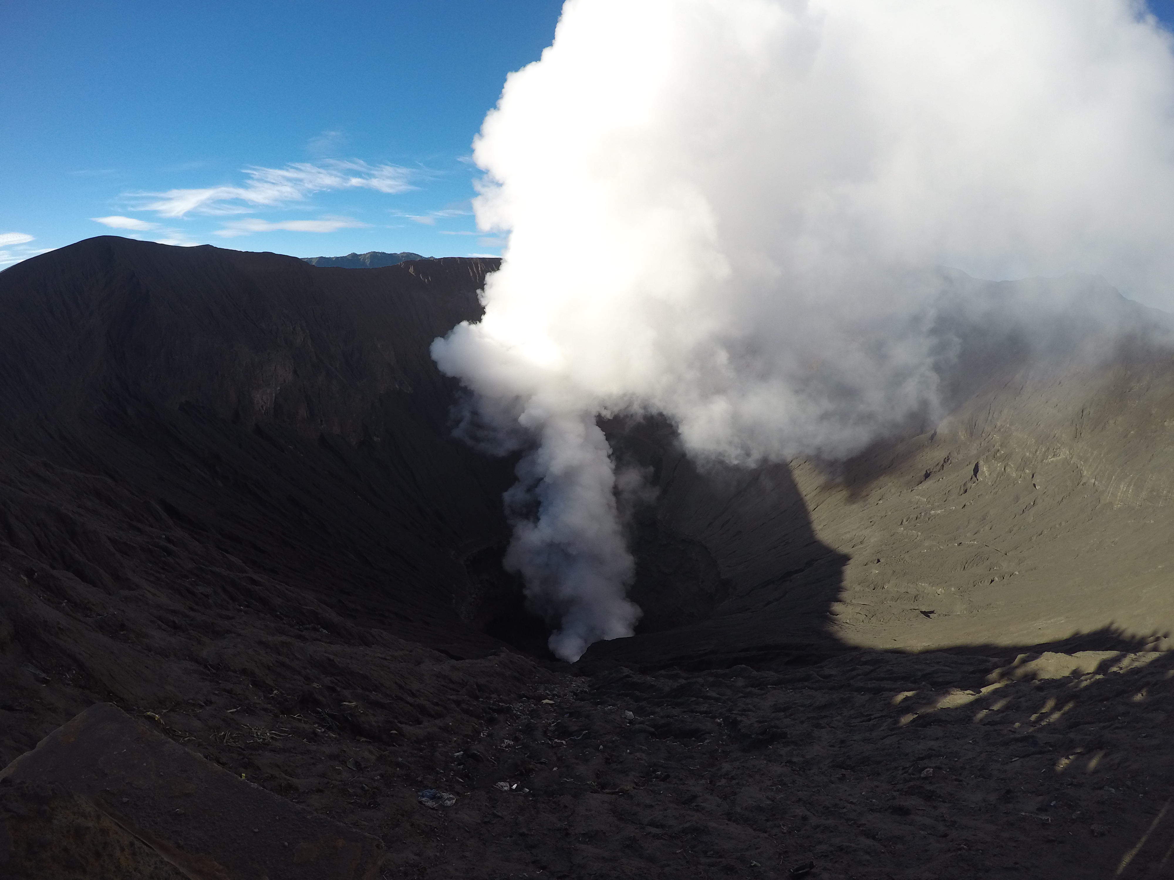 De actieve Bromo vulkaan